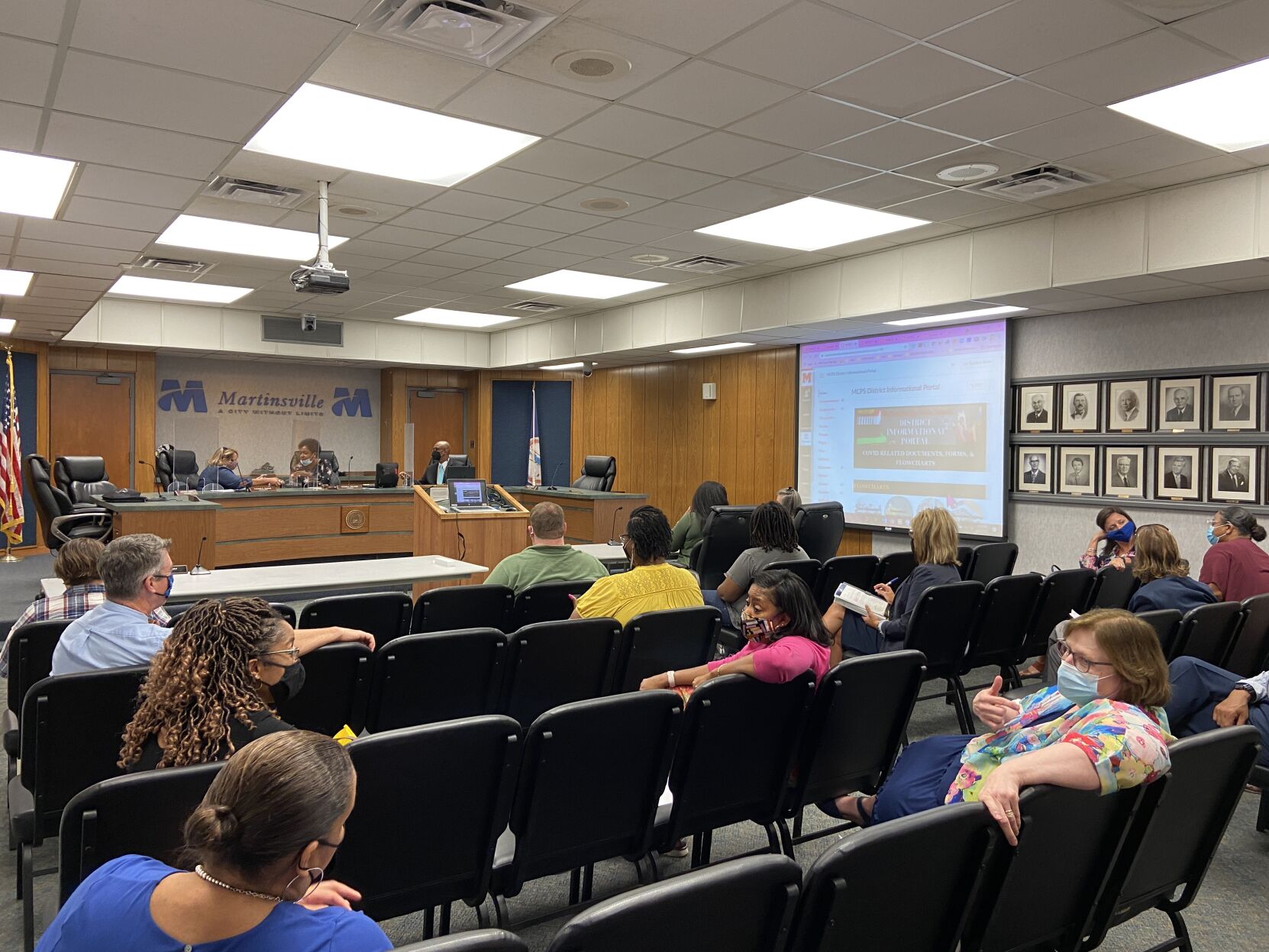 MCPS board meeting